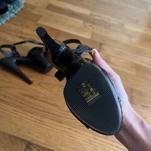 Black pleaser heels
